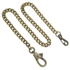 Pocket Watch Chain Albert Chain Light Bronze Color Heavy Metal 7 MM Thick