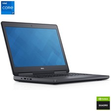 Dell Precision 7510 Laptop: i7-6820HQ NVIDIA 16GB RAM 512GB SSD Warranty, VAT
