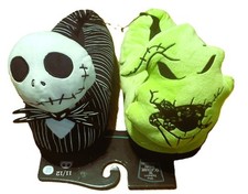 NEW Nightmare Before Christmas GLOW IN THE DARK Jack S.  Oogie Slippers 11-12