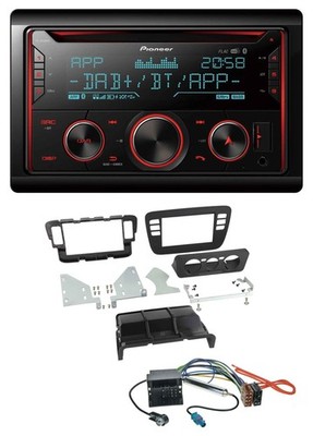 Pioneer 2DIN DAB MP3 Bluetooth USB CD Autoradio für Skoda CitiGo Seat Mii 11-16
