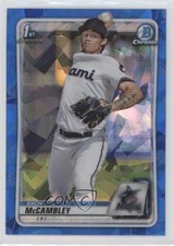 2020 Bowman Chrome Draft Sapphire Edition Zach McCambley #BD-112 0i6p