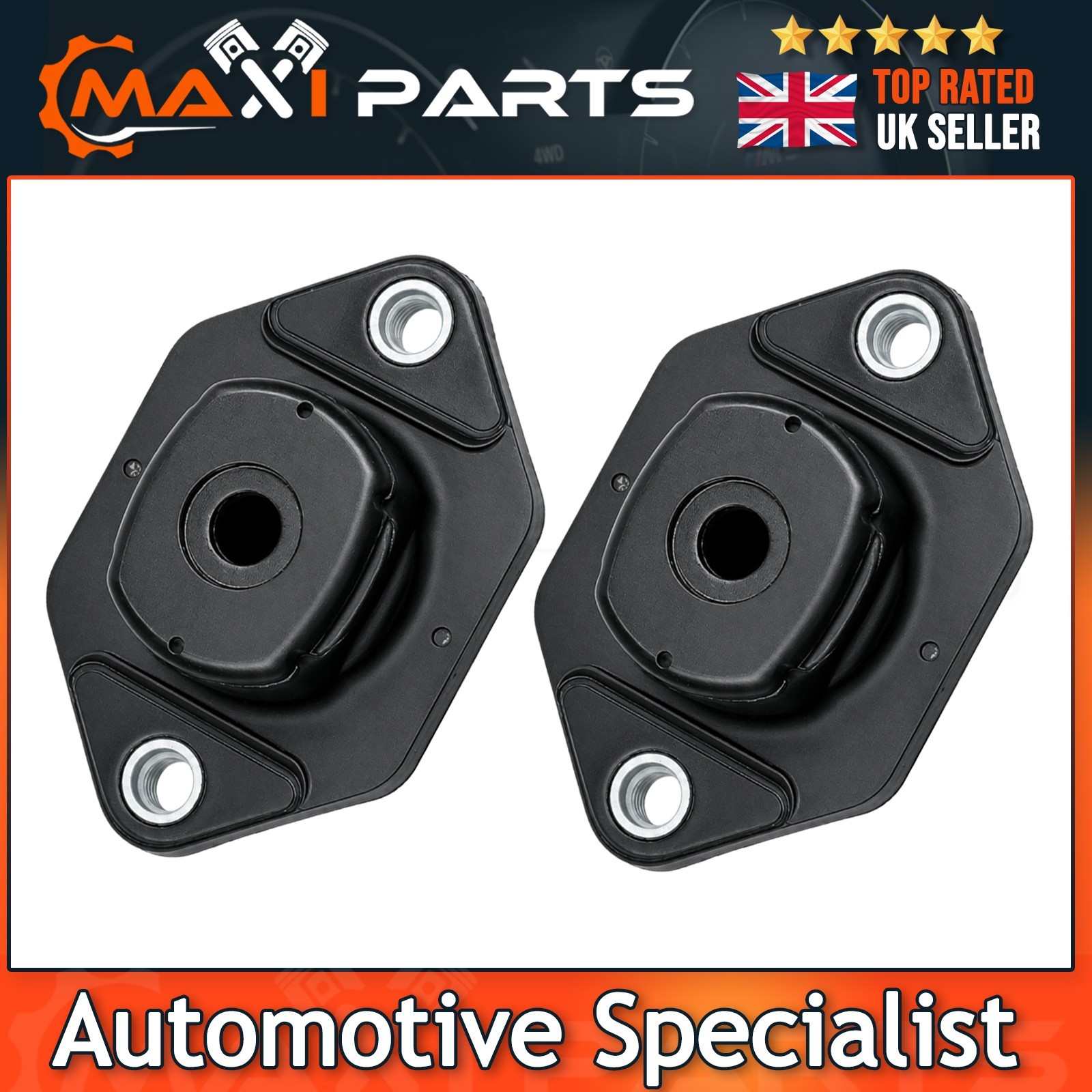 FOR BMW X1 E84 REAR SHOCK ABSORBER TOP STRUT MOUNTS KIT PAIR X2 OE - 33526772811