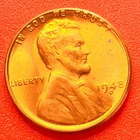 1948-D Lincoln Wheat Cent Penny GEM RED BU From an Original Bank Roll