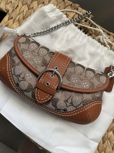 Coach Crystal Signature Jacquard Soho | eBay