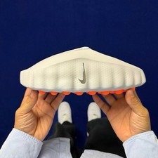 Nike Mind 001 Men's Black Slip-On Slippers with Orange Sole