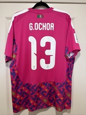 Memo Ochoa #13 Mens EXTRA LARGE Adidas Mexico Goalkeeper Fan Jersey