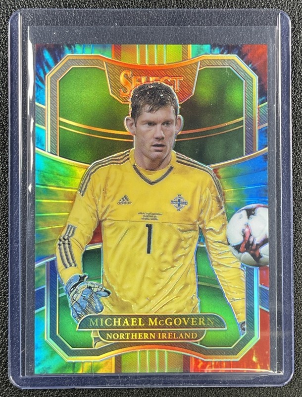 MICHAEL MCGOVERN 2017 PANINI SELECT #23 TIE-DYE PRIZM TERRACE 17/30
