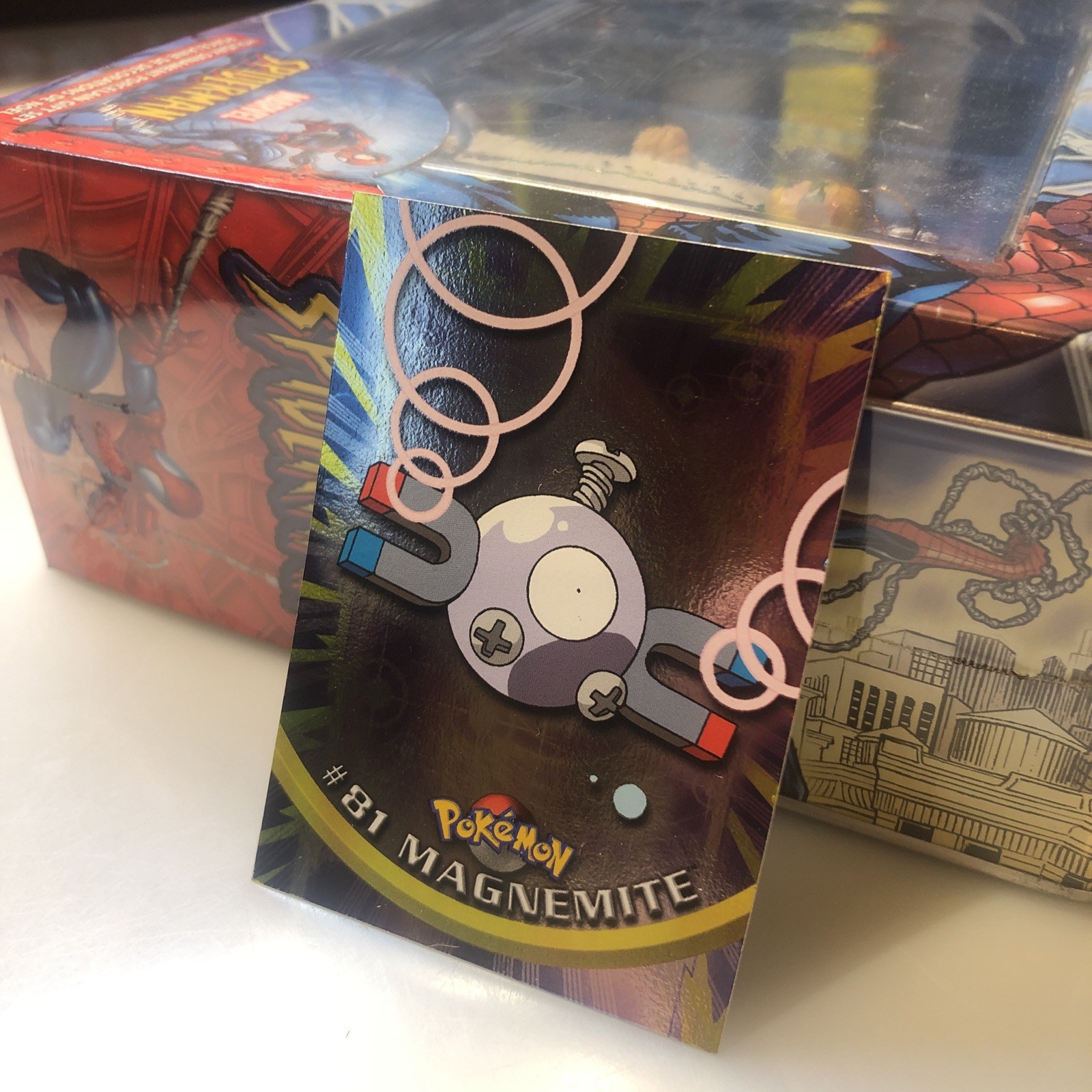 2000 Topps Chrome Pokemon Series 2 #81 Magnemite 