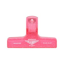 Hightide Penco Clampy Plastic Clip Clear Pink Stationery Office Japan NEW