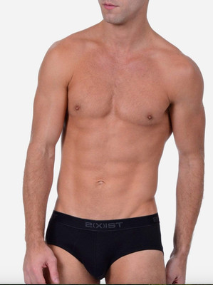 New 2(x)ist Essentials Mens Black Cotton Pouch Brief Underwear sz XL  2xist #229