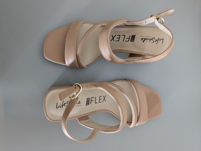 LifeStride Soft System Women's Celia Fab Flex Slingback Heels Size 7.5M