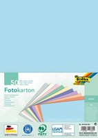 Folia Fotokarton Din A4 - 500 Blatt, 10 Pastell Farben 300 G/M² - Bastelpapier