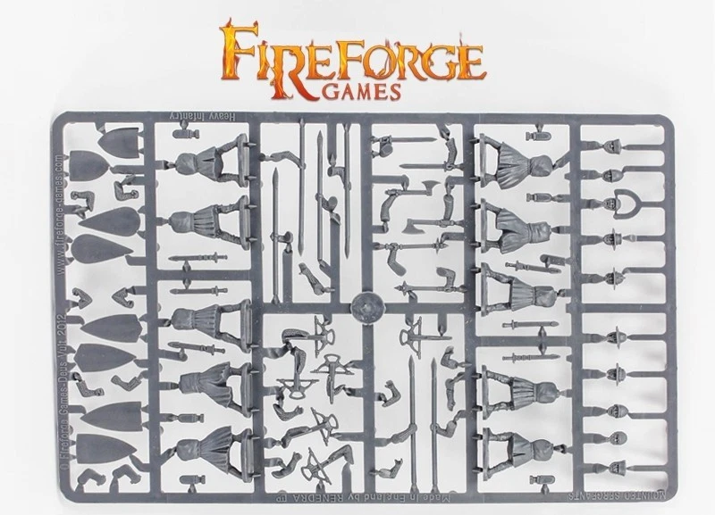 Fireforge Games Deus Vult Templar Infantry - 24 figuras multiparte 28 mm Foto 3 de 4