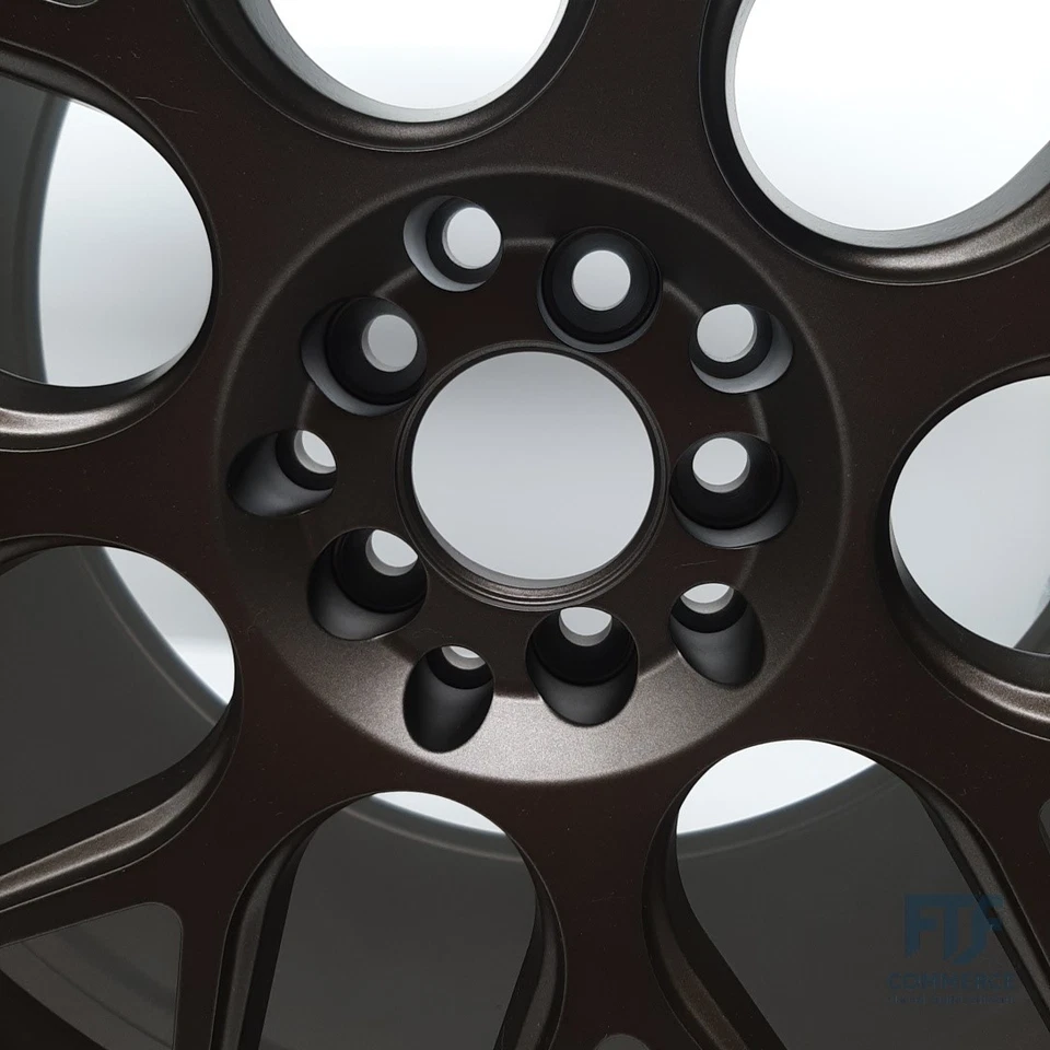 Japan Racing JR18 matt bronze 9,5 x 18 ET35 5 x 100/120 Leichtmetallfelge JR18 - Bild 4 von 4