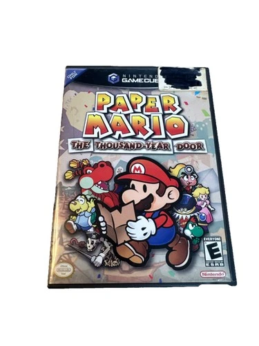 Paper Mario: The Thousand-Year Door (2004) Nintendo Gamecube CIB Black Label