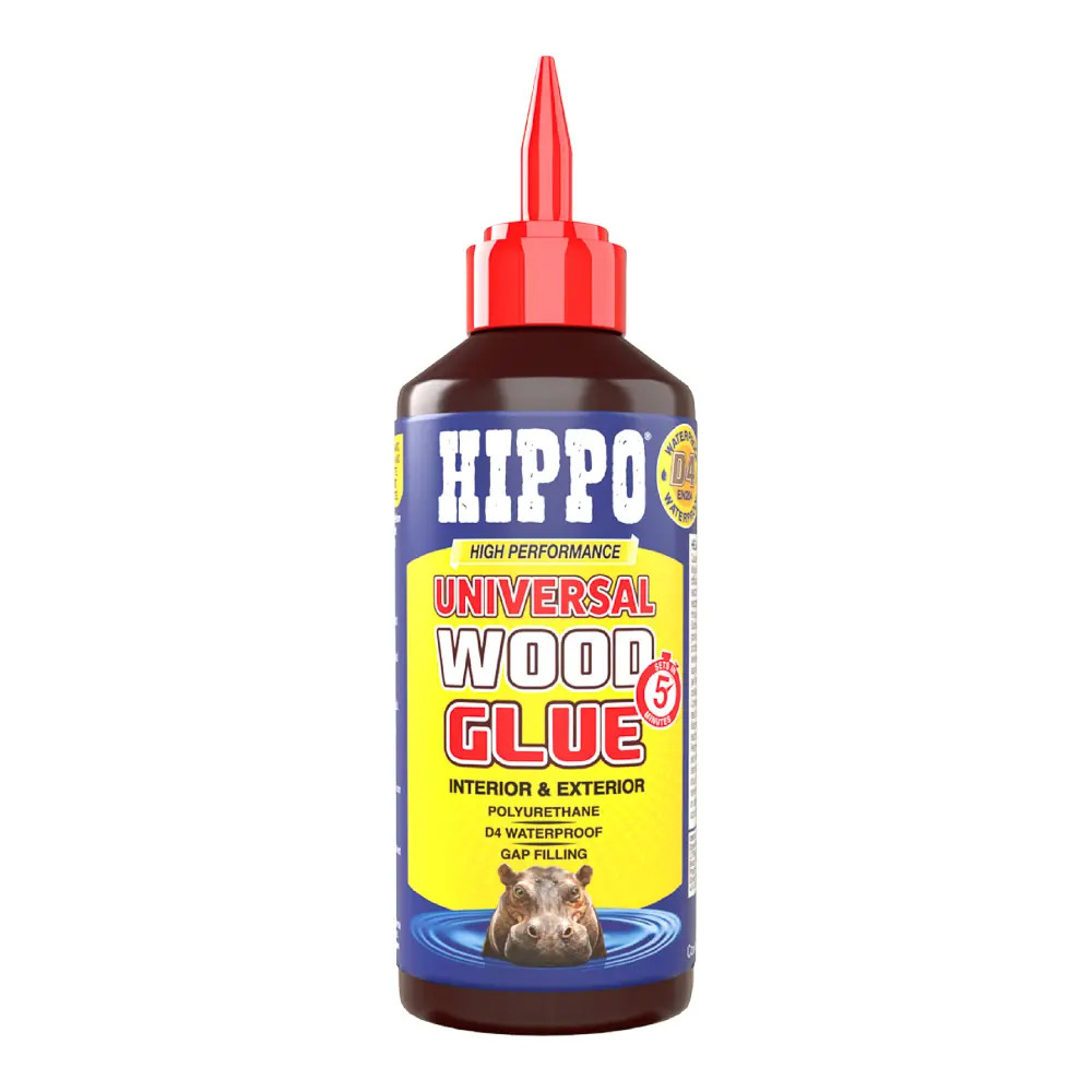 Hippo Universal Wood Glue Interior & Exterior Waterproof 550g