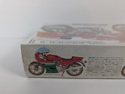 Vintage Tamiya Ducati 900 NCR Racer 1/12 Scale Model Kit