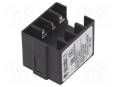 max.400VAC -40÷80°C NC + NO x2 max.250VDC 10A Kontaktblöcke