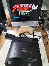 SNK Neo Geo CD Console CD-T01 controller set Retro Game Tested Working JAPAN