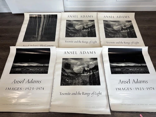 Lot of 6 The Ansel Adams Gallery Yosemite National Park  Poster Camera Images