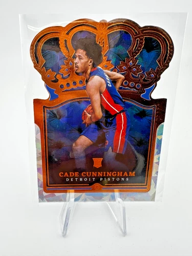 2021-22 Panini Crown Royale Card #69 Cade Cunningham Crystal RC Pistons