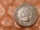 1885 Indian Head Cent Penny Has Detail #E