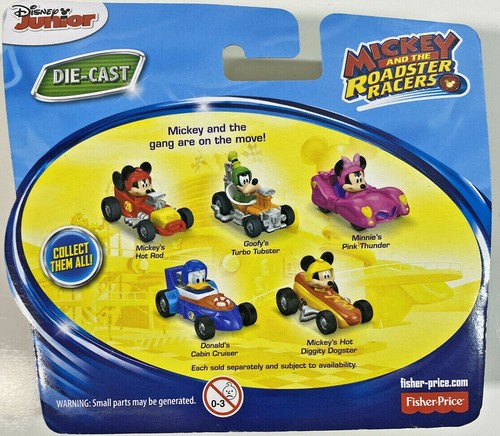 Disney Junior Mickey And The Roadster Racers Mickey's Hot Rod Diecast Race Car - Picture 6 of 8