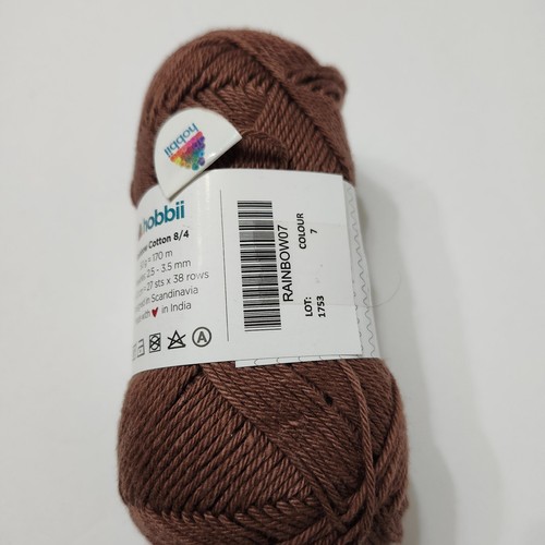 Hobbii Rainbow Yarn 8/4 Quality 100% Cotton PRICE PER SKEIN - YOU CHOOSE - Picture 37 of 329