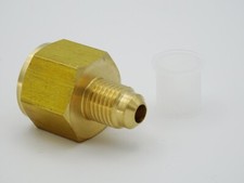 Adapter Reduzierung Reduziernippel M 1/4 SAE x F 3/8 SAE