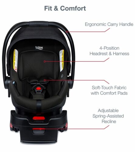 Sistema de viaje Britax B-Lively & B-Safe Gen2 - negro eclipse - tela SafeWash - Imagen 2 de 8