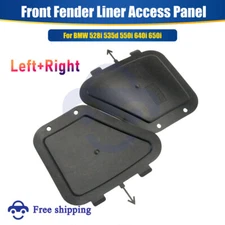 Pair Front Fender Liner Access Panel for BMW 528i 535d 550i 640i 650i