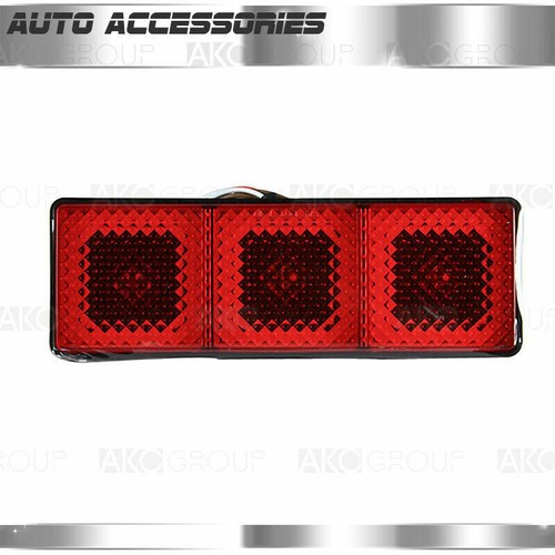 Large Hitch Cover Brake Light Lamp For 2 Inch Recievers W/ 4 Way Flat