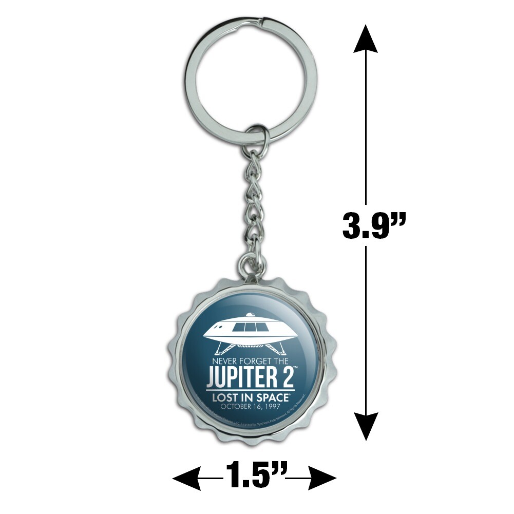 Jupiter 2 Lost In Space Spaceship Metal Pop Cap Bottle Opener