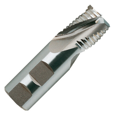 3/8'' 3FL Square End Stub Length Coarse Tooth Rougher, 3/8''LOC, 2-5/32''OAL YG1