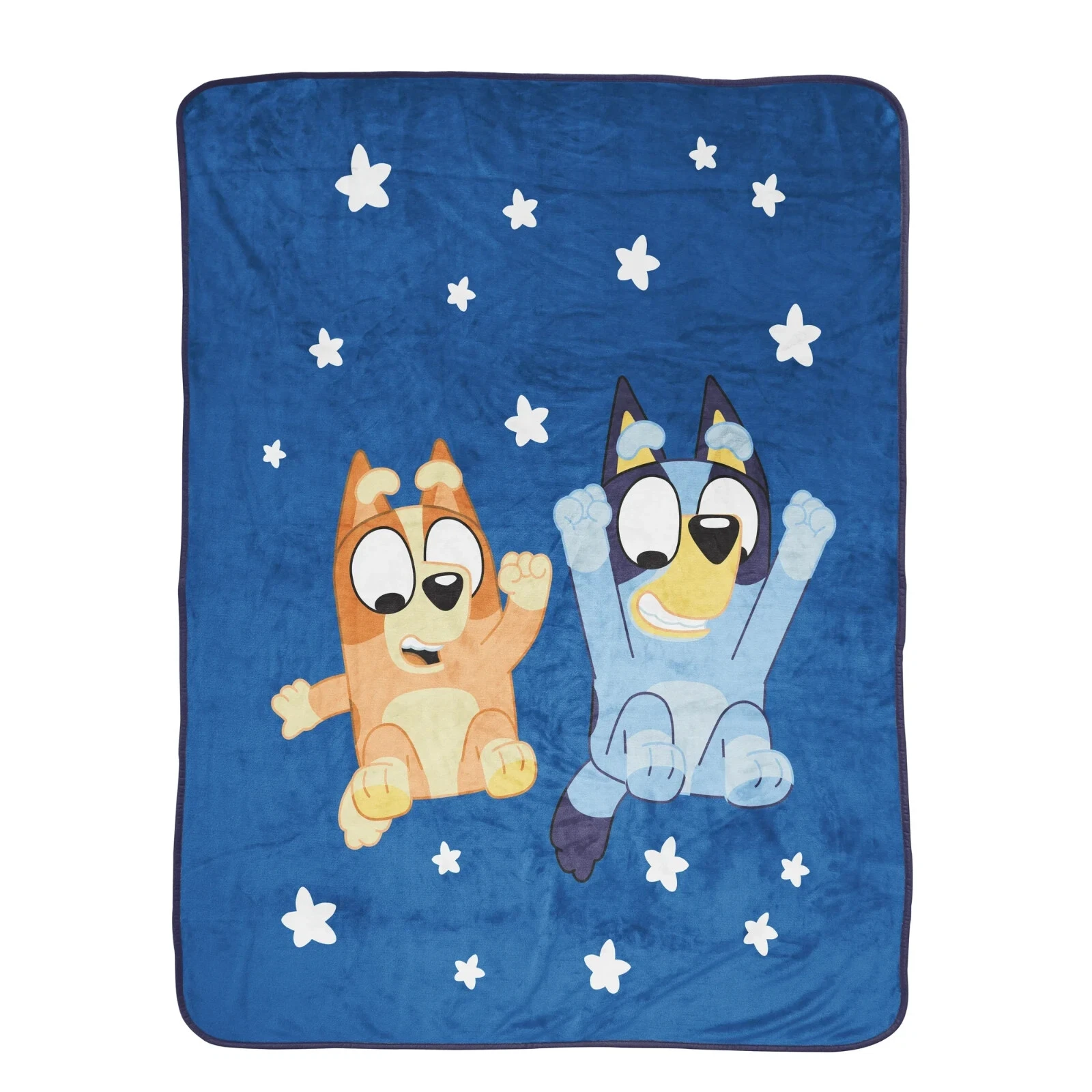 BlueyDad & Bingo Stars Fleece Throw Blanket 46" x 60"