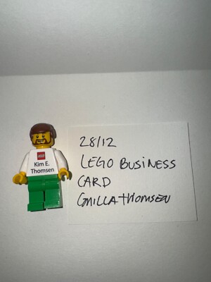 LEGO Minifigure Business Card | Kim E. Thomsen | Former LEGO Employee