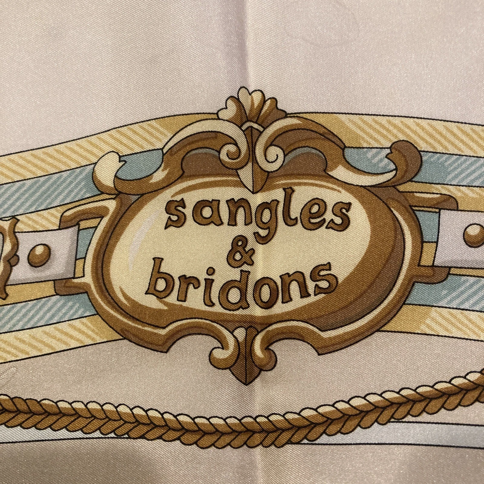 Sangles & Bridons meilleure soie italienne 35 pouces carrés équitation et chevaux neuf dans sa boîte