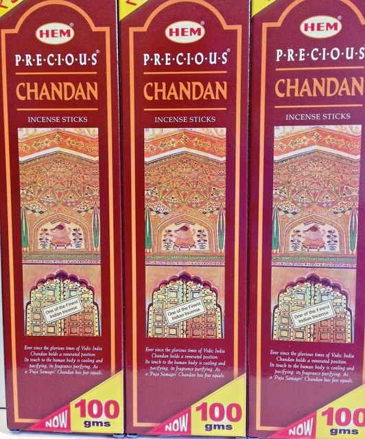 Hem Chandan Sandal Precious Incense Sticks 100g X 3 1 Per Pack Us Seller For Sale Online Ebay