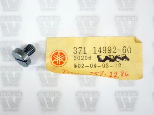 Yamaha NOS NEW 371-14992-60 Drain Screw TX XS
