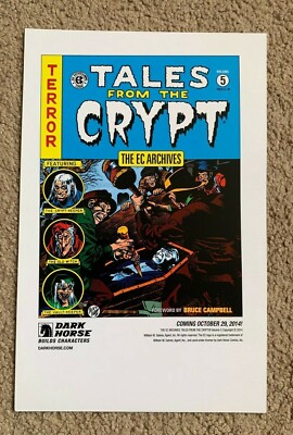 NYCC 2014 DARK HORSE TALES FROM THE CRYPT EC ARCHIVES VOLUME VOL 5 POSTCARD RARE