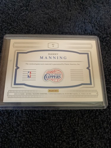 2015-16 Danny Manning Treasured Threads 74/99 - Picture 4 of 4