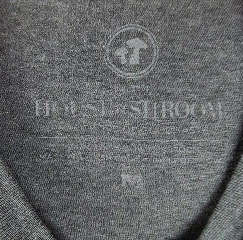 Mellow Mushroom grau Grafikdruck Langarmshirt Herren Größe Medium - Bild 7 von 7