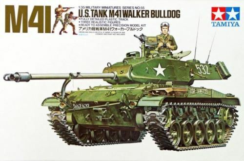 TAMIYA 35055 U.S. M41 Walker Bulldog Tank 1:35 Military Model Kit