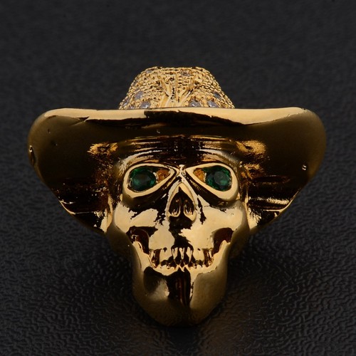 Cubic Zircornia Gemstones Skull Bracelet Necklace Craft Connector Charm Beads - Picture 118 of 189