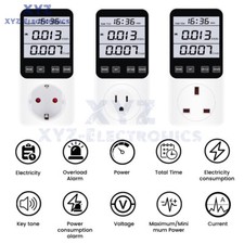 Medidor de energía inteligente analizador de enchufes monitor de electricidad de corriente de voltaje