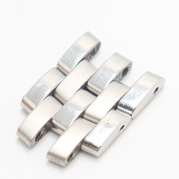 Bracelet ceinture montre femme GUCCI authentique 2 maillons 5500L pièces argent 14 mm