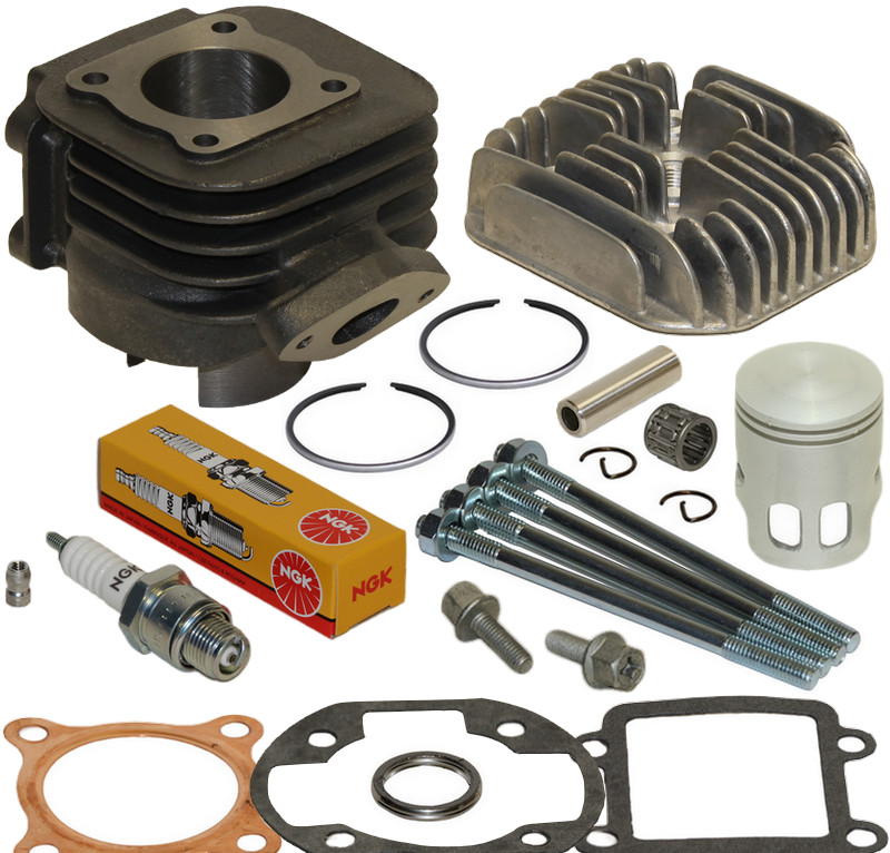 Kit cylindre haut moteur 50cc pour MBK Booster et Yamaha Bws après 2004