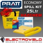 <!--F#f_0-->Pratt Economy Hazchem Spill Recovery Kit 25L, Oil Fuel Paint Acid Yellow ESKH025<!--F/-->