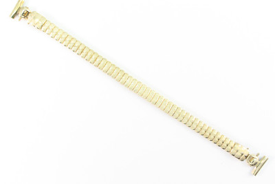 60er, 70er Novaflex Zugband Flexband 12mm Edelstahl Goldfarben