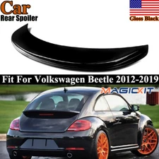 Rear Lip Spoiler Wing Fits for 2012-2019 VW Beetle Gloss Black Factory Style